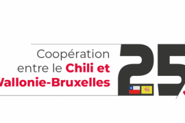 CMP 2023-2025 Logo 25 ans de coopération Wallonie-Bruxelles / Chili
